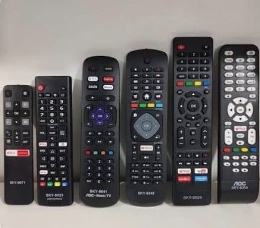 Controles de TV